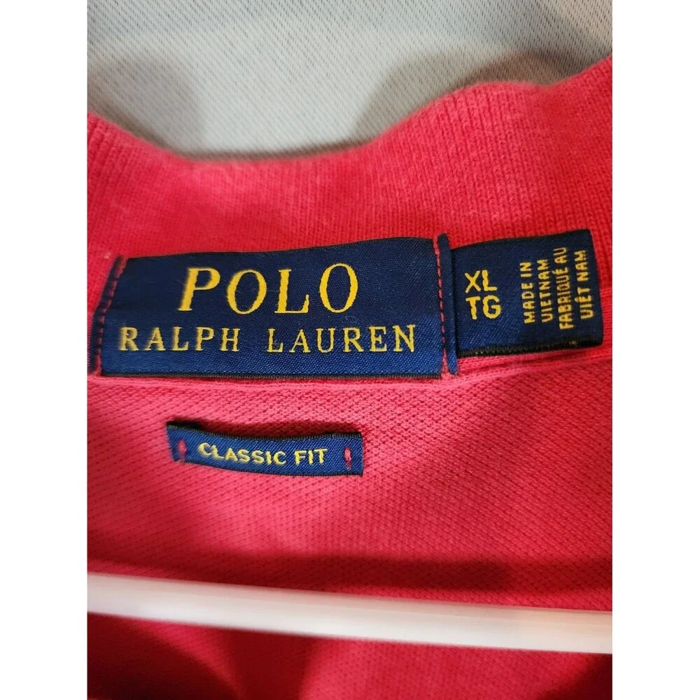 Ralph Lauren Men’s Red Polo with Green Pony